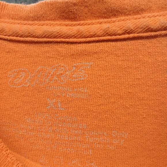 Retro D.A.R.E. Men’s T-Shirt Orange Cotton Graphic XL Tee - Picture 5 of 6